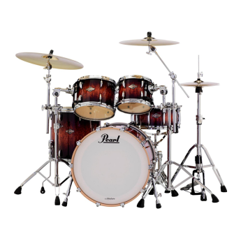 Pearl Masters BCX924XSP Birch 4-Piece Shell Pack with 22" Bass Drum Silver Glitter